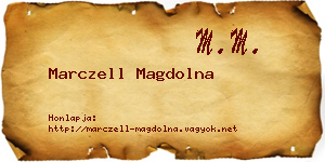 Marczell Magdolna névjegykártya